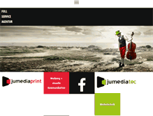 Tablet Screenshot of jumediaprint.de